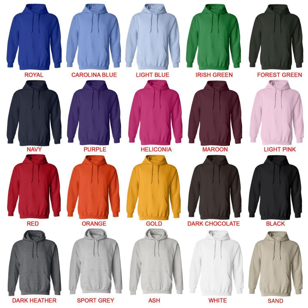 hoodie color chart 1 - Ghibli Mall