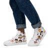 mens high top canvas shoes white left 620a0092d6c95 - Ghibli Mall