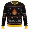 studio ghibli may all your bacon burn calcifer howls moving castle miyazaki premium ugly christmas sweater 901446 - Ghibli Mall