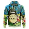 trippy my neighbor totoro studio ghibli hoodieuduzf - Ghibli Mall